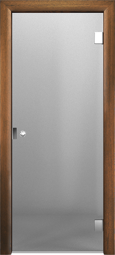 Porta da interni a battente TUTTOVETRO 1/T/V, Io2023 - Rovere whisky - Garofoli