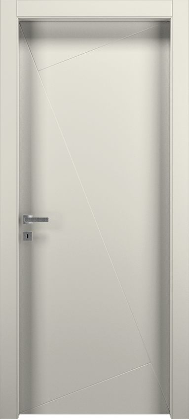 Interior swinging door PIQUADRA 1LQ, Patio - Ral 9010 - Garofoli