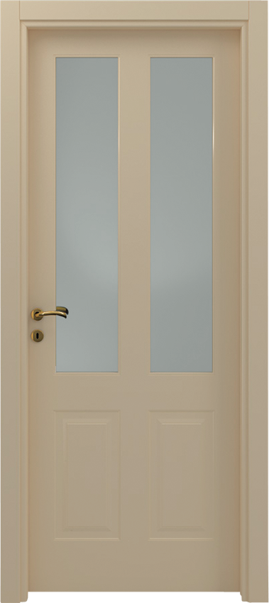 Interior swinging door NITA 2/B/2/V, Mirabilia - Ivory lacquered - Garofoli