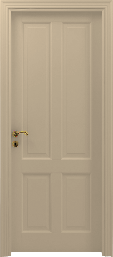 Porta da interni a battente 4/B, Classica - Laccato avorio - Garofoli