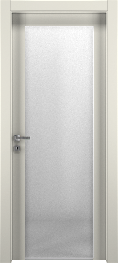 Interior swinging door 1V2001, Patio - Ral 9010 - Garofoli