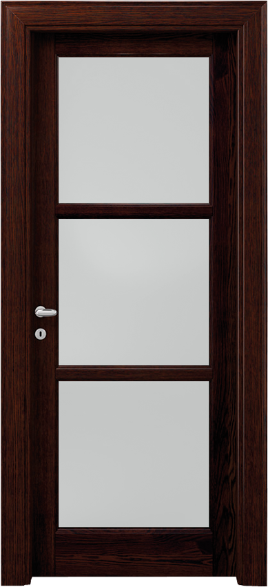 Porta da interni a battente 3/V, 110 e Lode - Rovere wenge' - Garofoli