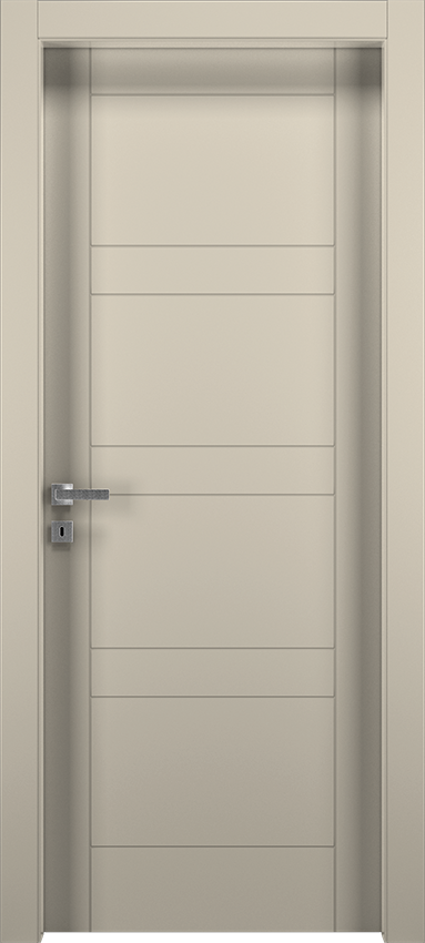 Porta da interni a battente PEPLA 4D, Patio - Laccato ral9001 - Garofoli