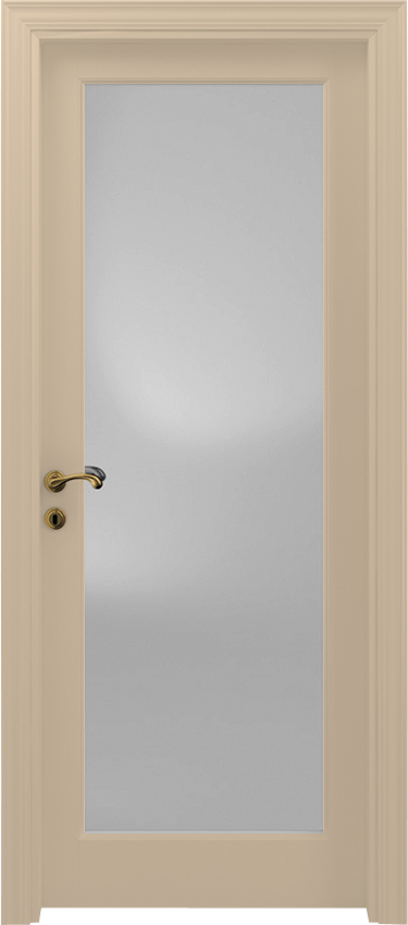 Interior swinging door 1/V/G, Classica - Dove grey lacquered - Garofoli