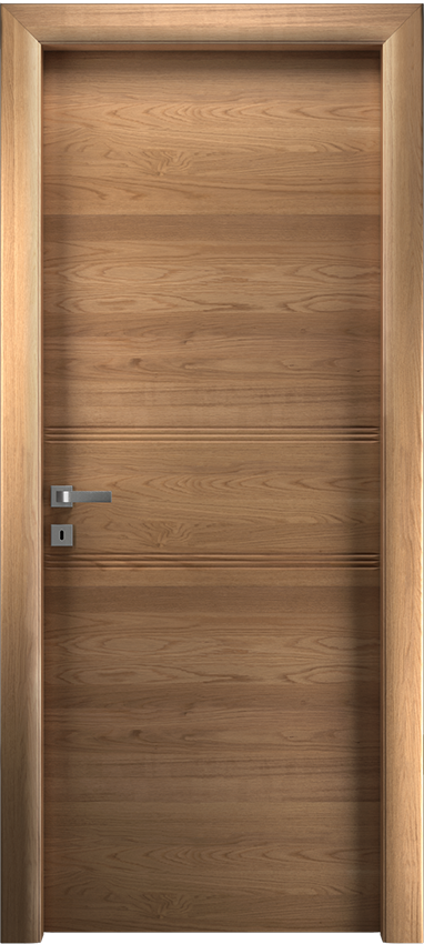 Interior swinging door DUEONDA 2/O/3/INC, Io di Garofoli - Oak bleached - Garofoli