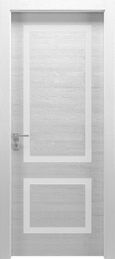 Interior swinging door 2/B, Mirawood - Lacquered oak white - Garofoli