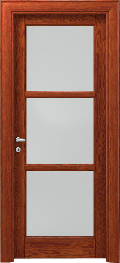 Porta da interni a battente 3/V, 110 e Lode - Rovere brandy - Garofoli