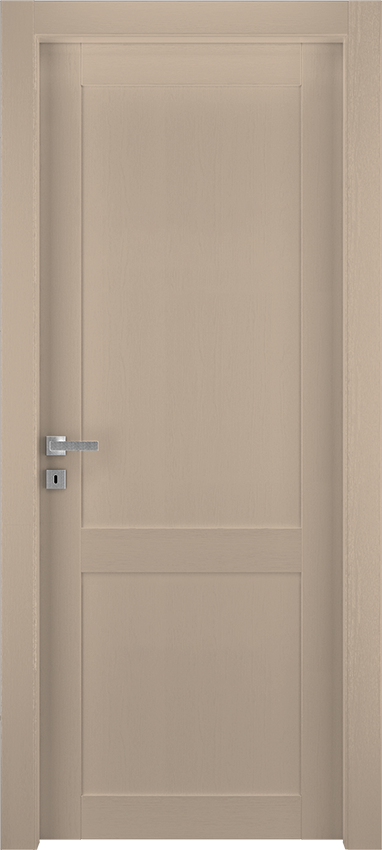 Interior swinging door SIAL 2PA, Spenia - Lacquered oak dove grey - Garofoli