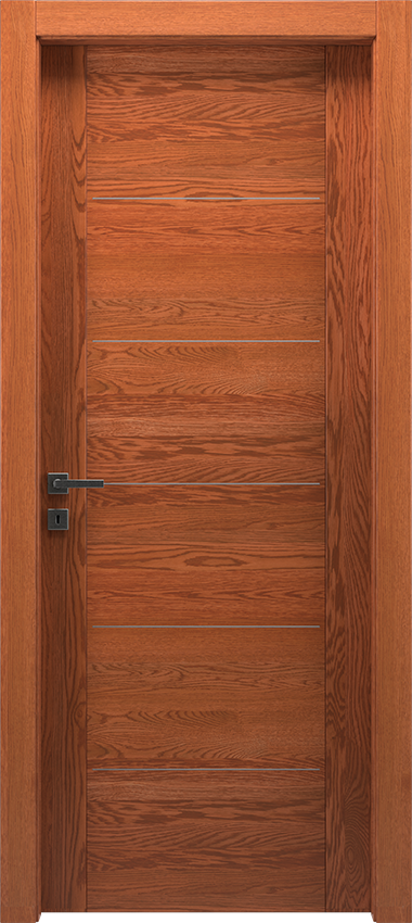 Porta da interni a battente 5/F/2015, Mirawood - Rovere teak - Garofoli