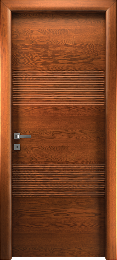 Porta da interni a battente STARONDA 2/D, Io2023 - Rovere teak - Garofoli