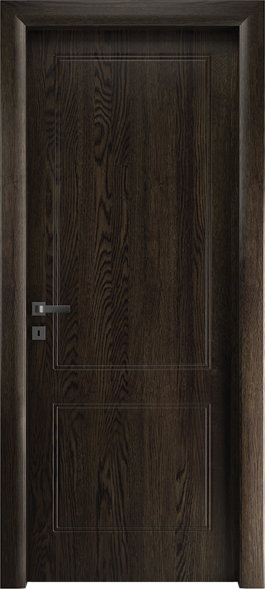 Interior swinging door BIONDA 2/B, Io di Garofoli - Oak grey - Garofoli