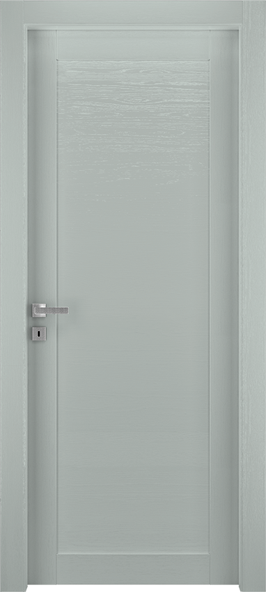 Interior swinging door SORIZZ 1PAO, Spenia - Laquered oak light grey - Garofoli