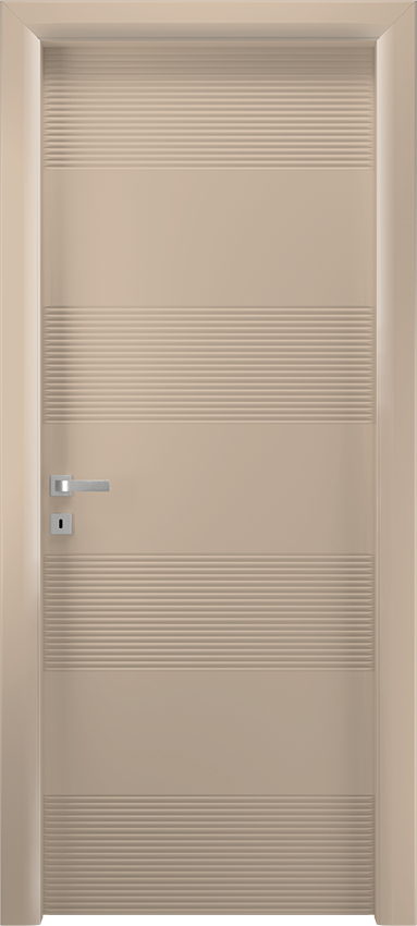 Interior swinging door PANONDA 4/D, Io di Garofoli - Dove grey lacquered - Garofoli