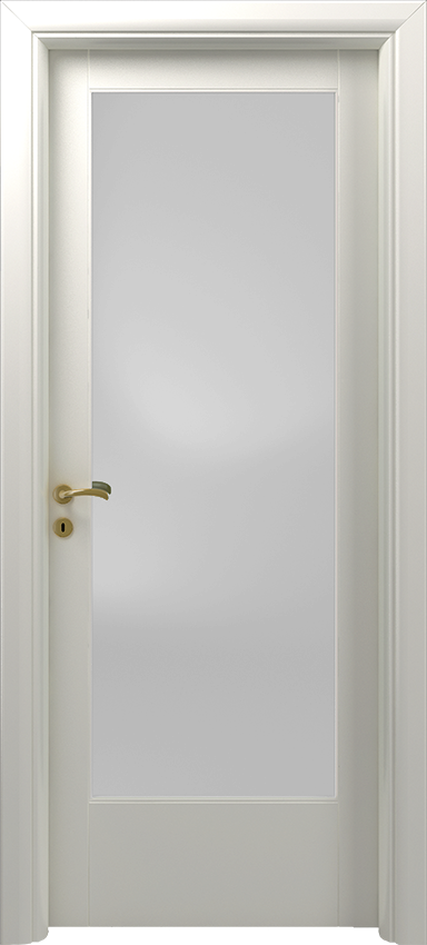 Interior swinging door GERA 1/V, Sublimia - Ral 9010 - Garofoli