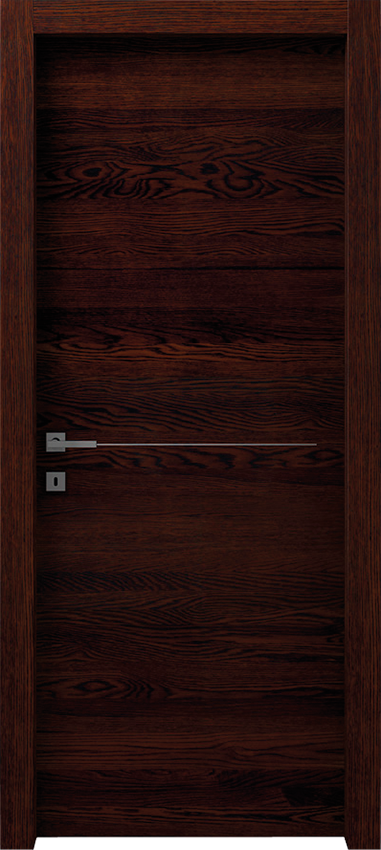 Interior swinging door ROTIA 1/L/1/F, Gdesigner - Oak wenge' - Garofoli