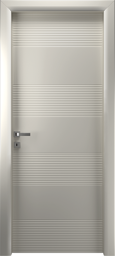 Porta da interni a battente PANONDA 4/D, Io2023 - Laccato ral9010 - Garofoli