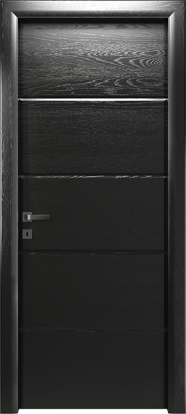 Interior swinging door ROSIA 4/R/2003, Io di Garofoli - Deep black oak - Garofoli