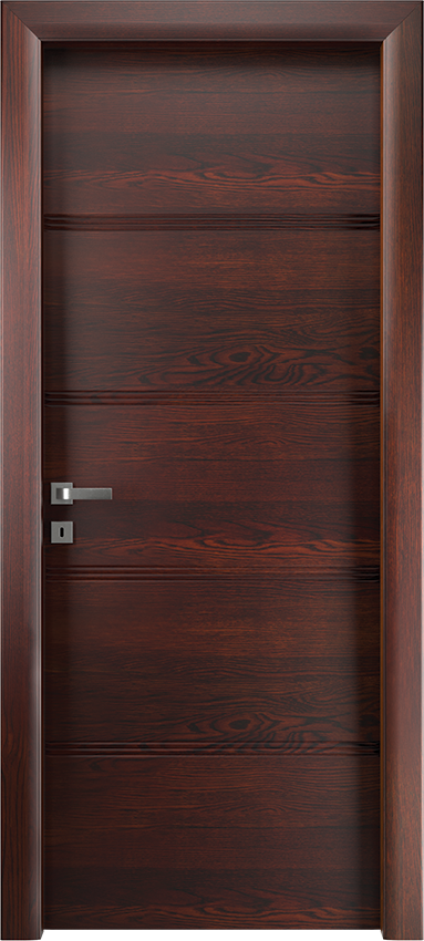 Interior swinging door QUADRONDA 4/O/3/INC, Io di Garofoli - Oak wenge' - Garofoli