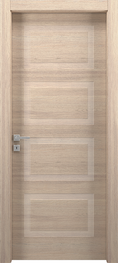 Porta da interni a battente 4/B, Mirawood - Rovere ice - Garofoli