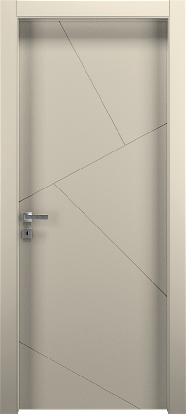 Interior swinging door PISIA 1LMS, Patio - Ral 9001 - Garofoli