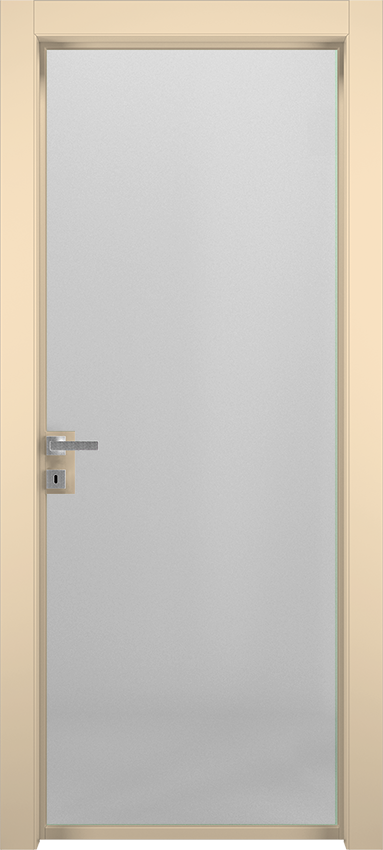 Interior swinging door IVE 1V 50, Milia - Ivory lacquered - Garofoli
