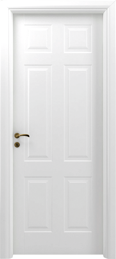 Porte intérieure battante ANGERA 6/B, Sublimia - Laque blanc - Garofoli