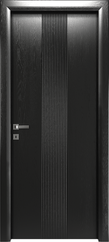 Interior swinging door PERONDA 1/D, Io di Garofoli - Deep black oak - Garofoli