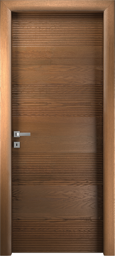 Interior swinging door PANONDA 4/D, Io di Garofoli - Oak earth - Garofoli