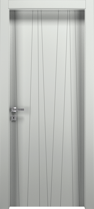 Interior swinging door PIOTTO 8RS, Patio - Ral 7035 - Garofoli