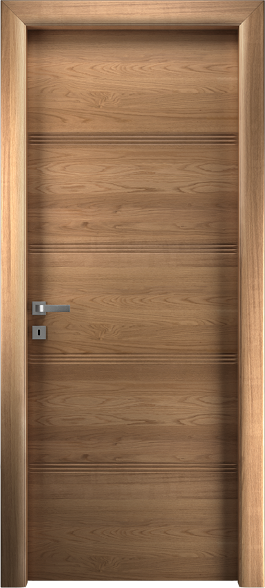 Interior swinging door QUADRONDA 4/O/3/INC, Io di Garofoli - Oak bleached - Garofoli