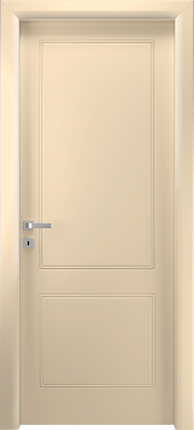 Interior swinging door BIONDA 2/B, Io di Garofoli - Ivory lacquered - Garofoli