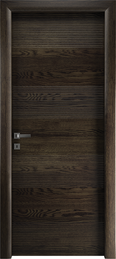 Interior swinging door PANONDA 4/D, Io di Garofoli - Oak grey - Garofoli