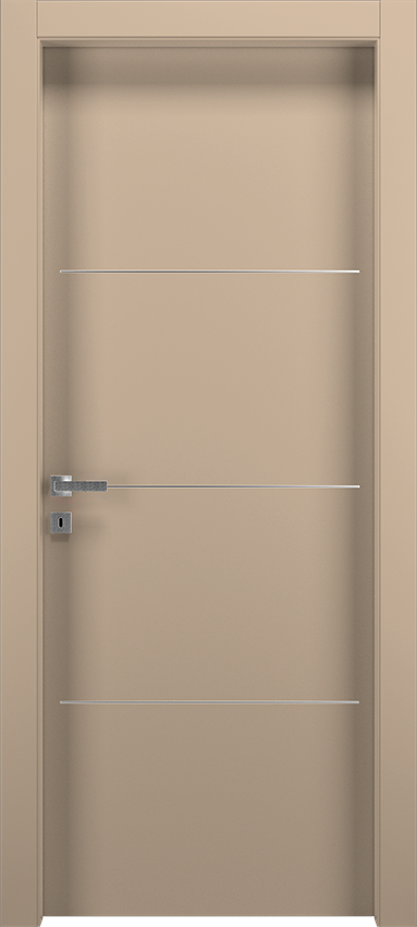 Interior swinging door TRUTIO 3F, Patio - Dove grey lacquered - Garofoli