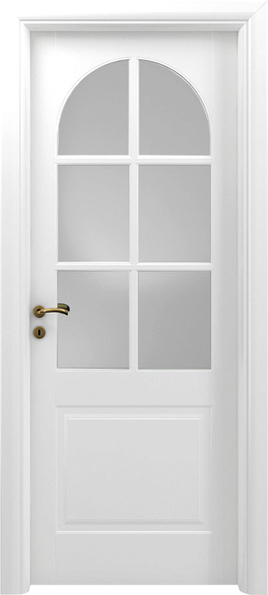 Interior swinging door CIONE 1/B/6/V/A, Sublimia - White lacquered - Garofoli