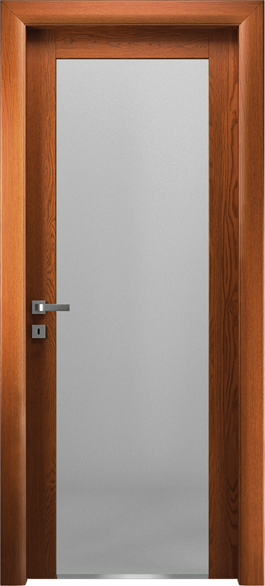 Porta da interni a battente 1/V/2001, Io2023 - Rovere teak - Garofoli