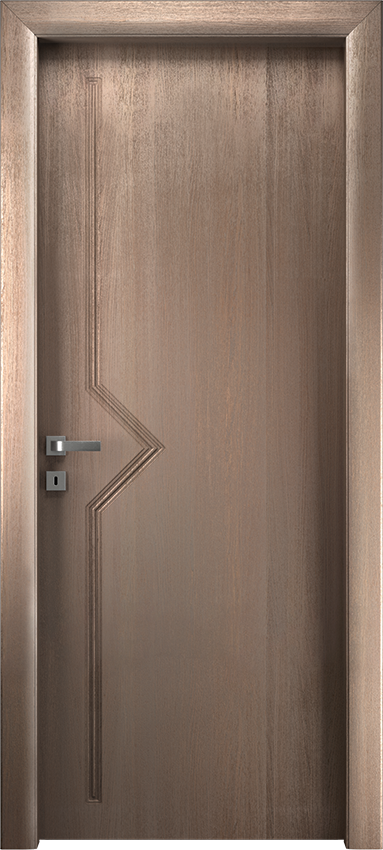Interior swinging door DIBLA 2/P, Io di Garofoli - Oak clay grey - Garofoli