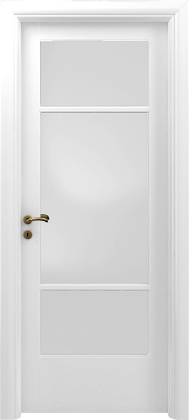 Porte intérieure battante DUCCIO 3/V/99, Sublimia - Laque blanc - Garofoli