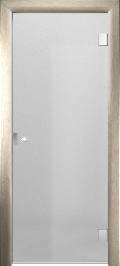 Porta da interni a battente TUTTOVETRO 1/T/V, Io2023 - Rovere ice - Garofoli