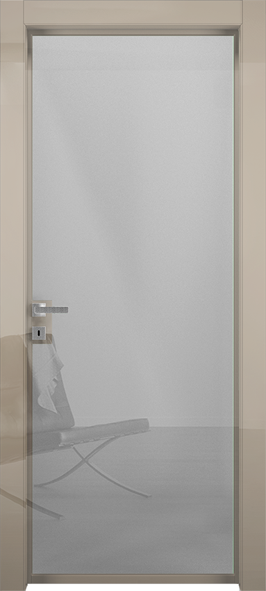 Interior swinging door IVE 1V 50, Milia - Glossy ivory lacquered - Garofoli