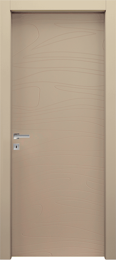 Interior swinging door MIDO 1/M, Miraquadra - Dove grey lacquered - Garofoli