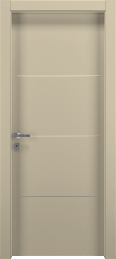 Interior swinging door TRUTIO 3F, Patio - Ivory lacquered - Garofoli