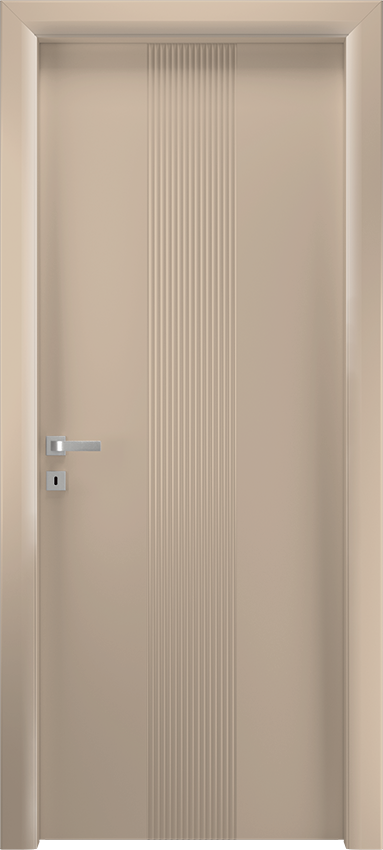 Interior swinging door PERONDA 1/D, Io di Garofoli - Dove grey lacquered - Garofoli