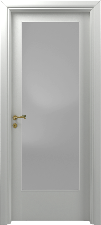 Interior swinging door GERA 1/V, Sublimia - Ral 7035 - Garofoli