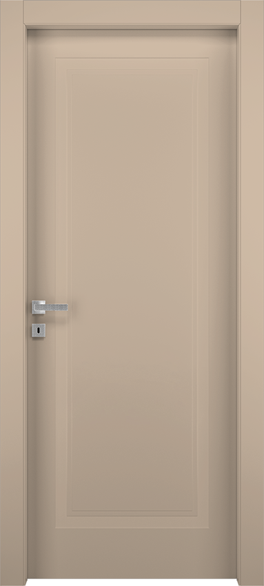 Interior swinging door MIUNO 1B 50, Milia - Dove grey lacquered - Garofoli