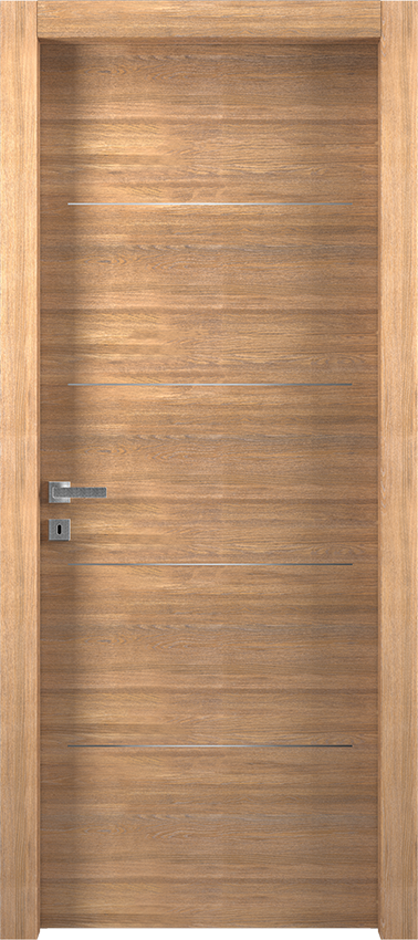 Porta da interni a battente MISA 1/L/4/F, Gdesigner - Rovere decape' - Garofoli