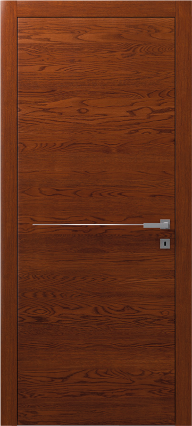 Interior swinging door SPATIO UNO 1/F, Poema - Oak tobacco - Garofoli