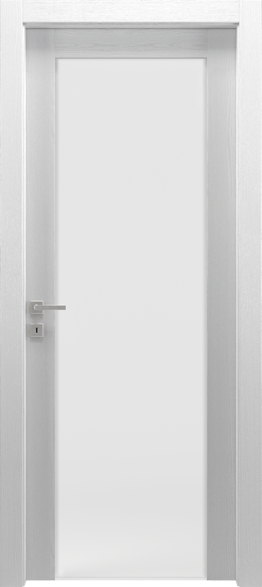 Interior swinging door 1/V/2001, Mirawood - Lacquered oak white - Garofoli