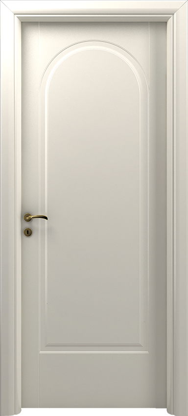Porta da interni a battente QUARONA 1/B/A, Sublimia - Laccato ral9001 - Garofoli