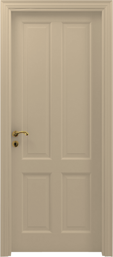 Interior swinging door 4/B, Classica - Ivory lacquered - Garofoli