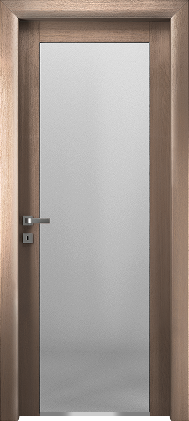 Porta da interni a battente 1/V/2001, Io2023 - Rovere grigio creta - Garofoli